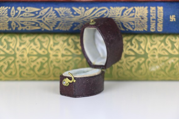 Antique Ring Box Engagement or Wedding Ring Box -