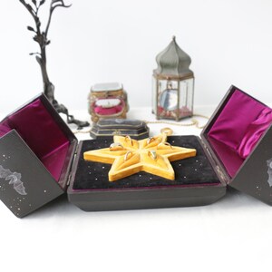 Multi Ring Box - Wish upon a Star - hand crafted Art Box for up to 6 Rings