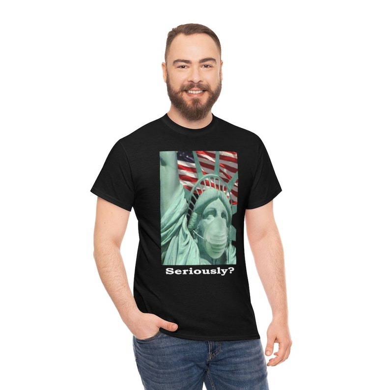 Seriously COVID T-shirt Unisex Unique Exclusive Design image 1