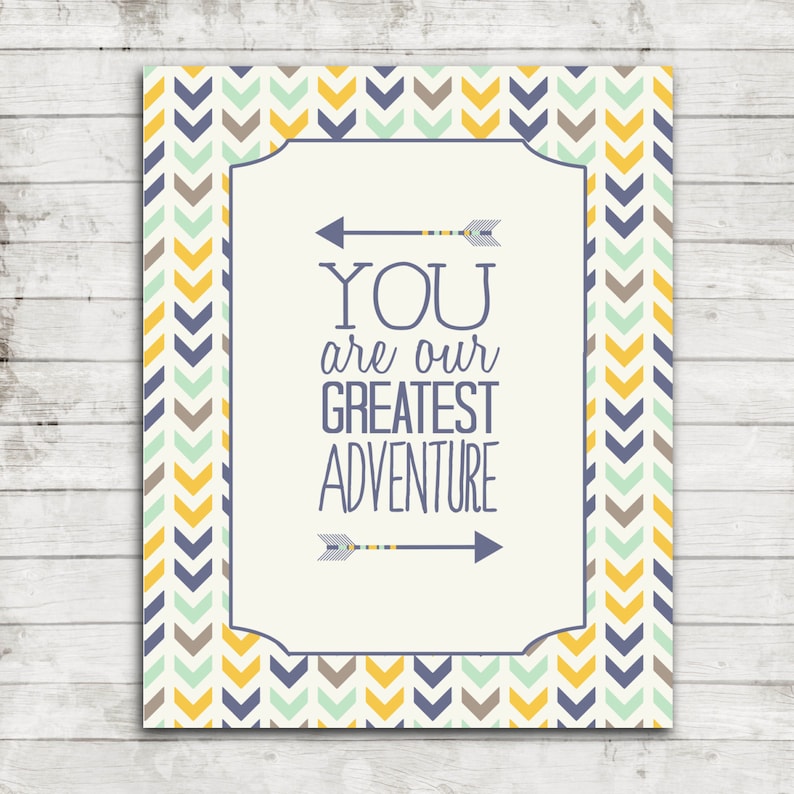 You Are Our Greatest Adventure Printable Nursery Art for 8x10 - Etsy