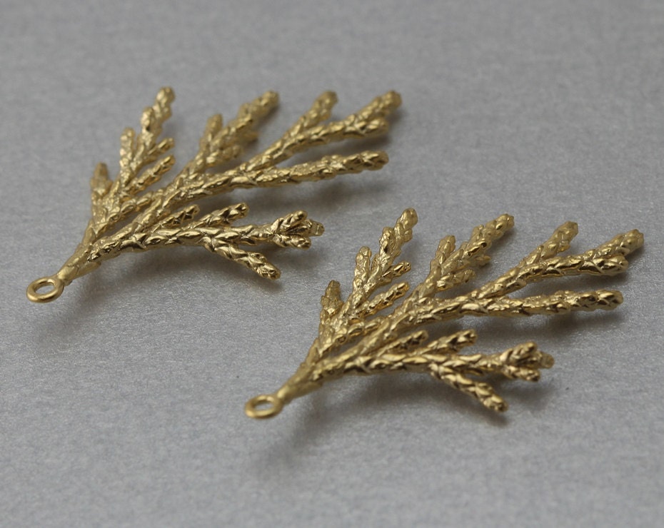 Findings Jewelry Making & Beading Matte Rose Gold Plated over Brass / 2 Pcs AC129RG Jewelry