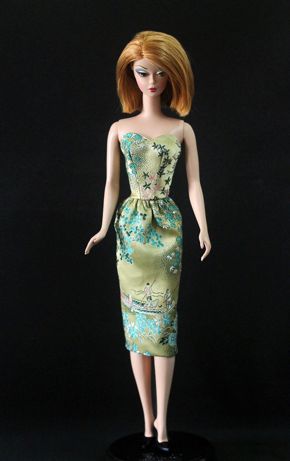 Silkstone Barbie dress Silkstone Barbie doll Repro Barbie | Etsy