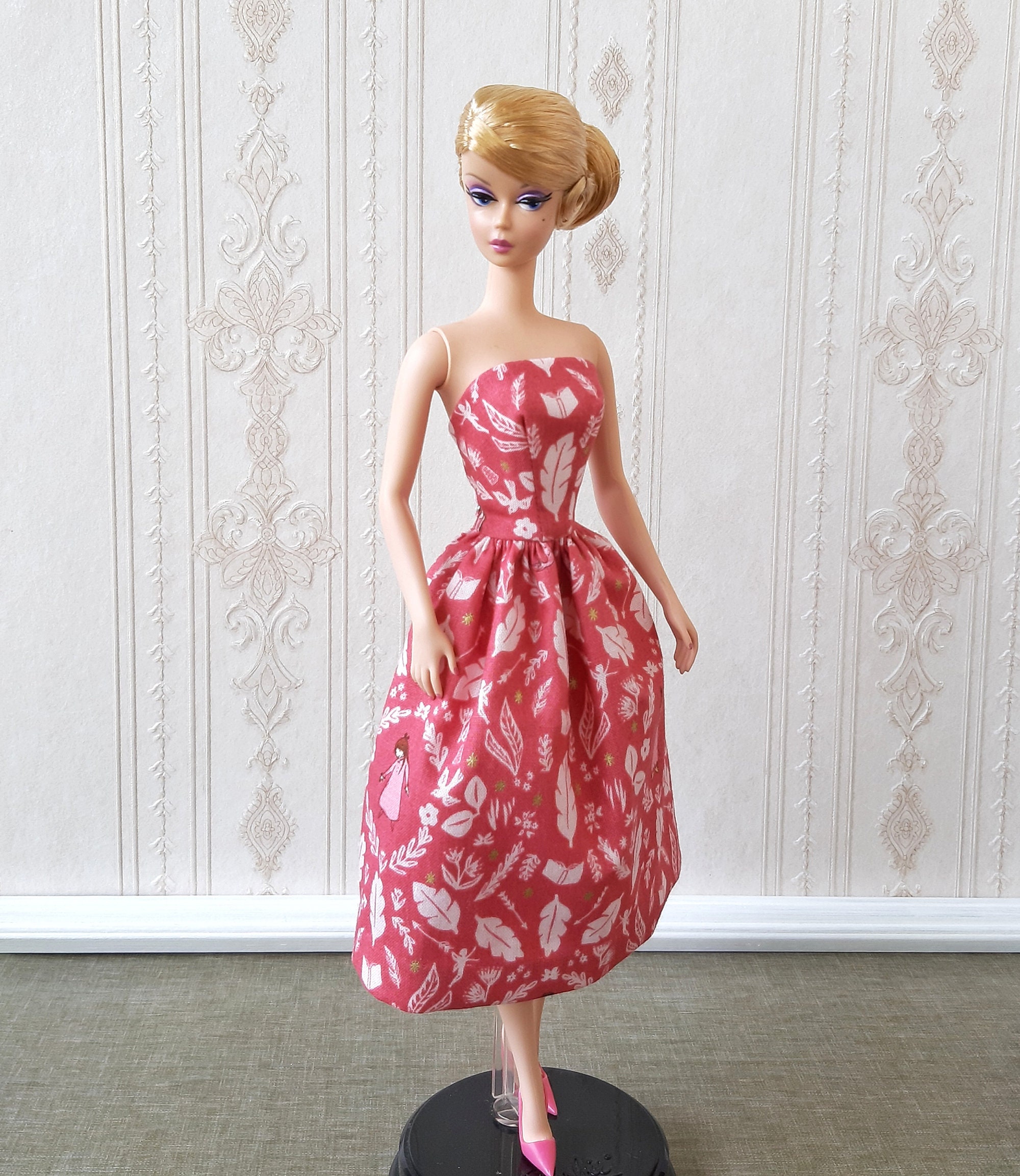 barbie dress material