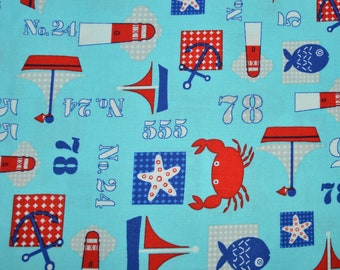 Sea Print Fabric