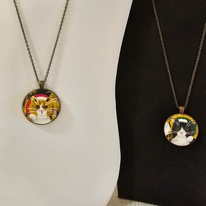 Christmas Cat Necklace