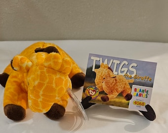 Twigs Beanie Baby with Collector  Card