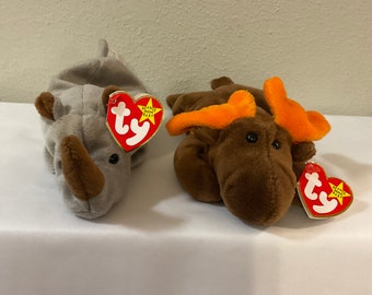 Spike or Chocolate Beanie Babies