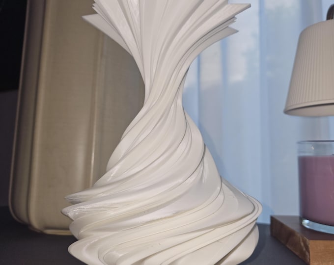 Featured listing image: Cascade Elegance Vase,  Home Decor Biodegradable Plastic