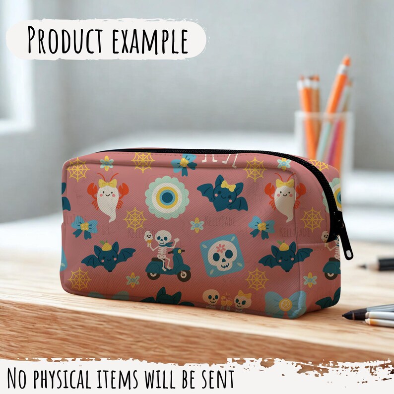 Spooky Amalfi Summerween Seamless File Digital Paper 300 DPI PNG ...