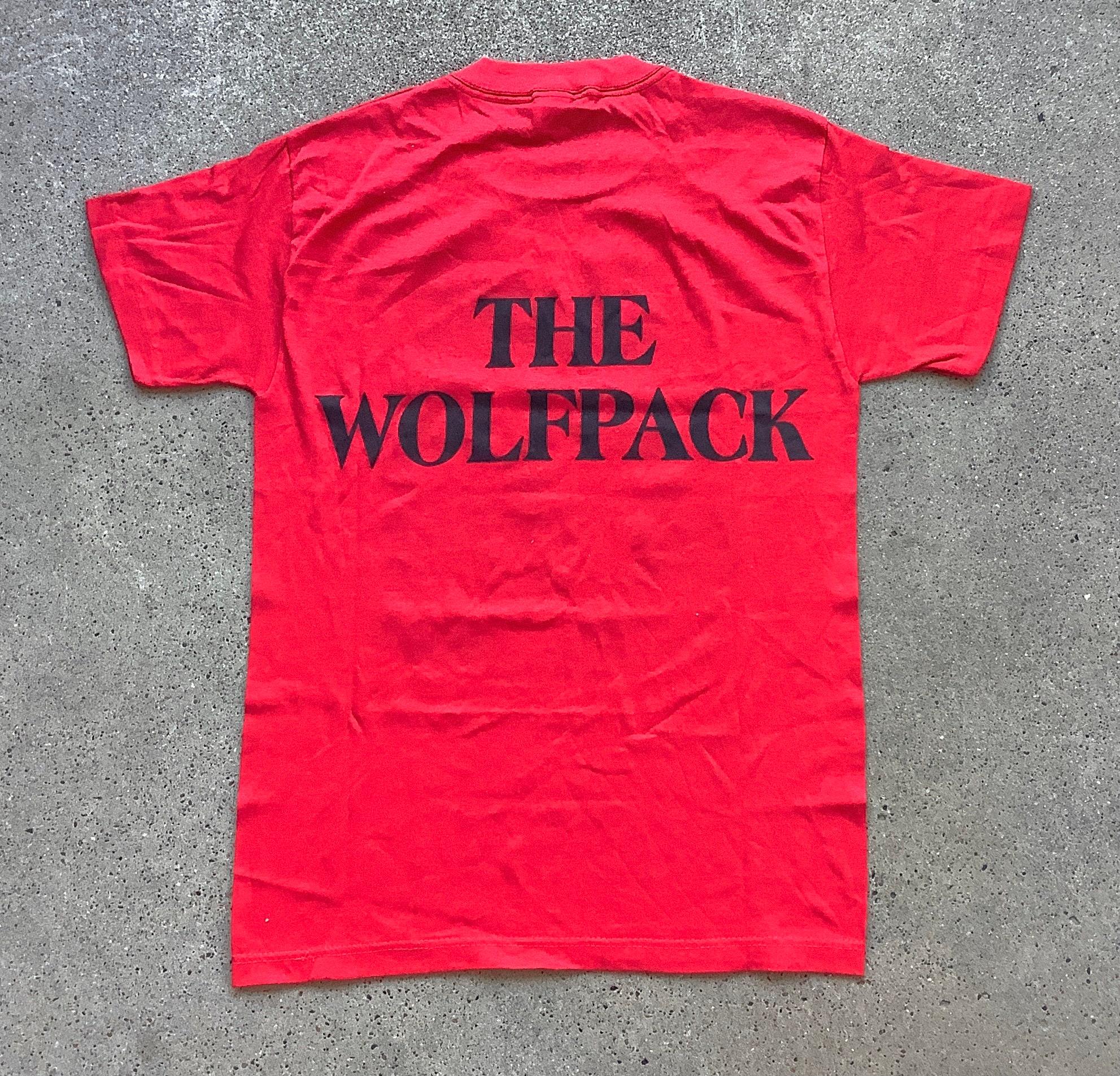 Vtg 90s NWO Wolfpack T Shirt Wrestling Single Stitch Wolf Spell