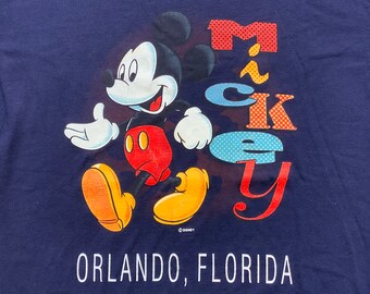 レア品】Disney＊Mickey＊UNLIMITED 90年代ヴィンテージのMICKEY Unlimited Tシャツ。ディズニーユニバース