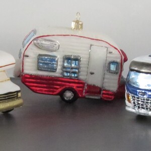 Christbaumschmuck Wohnmobil Wohnwagen Camper Alkoven Luxus Liner Weihnachtskugel WOMO