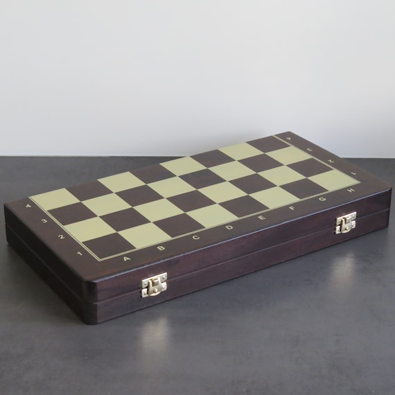 Edles Schach Schachspiel Junior 42 x 42 cm 42x42 Holz Neu 