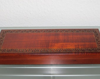 Jewelry box wooden box casket