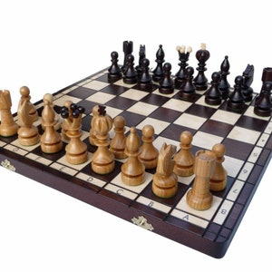 Very noble chess chess game chessboard 42x42 wood new