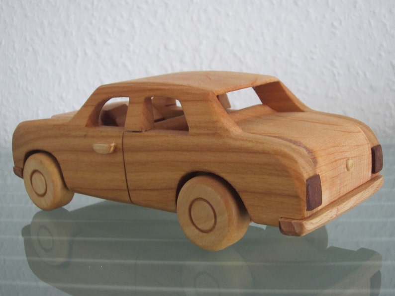 FSO oldtimer poland east german wood car model car very rare handmade image 2