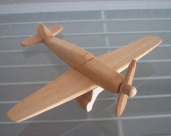 Vintage airplane aviator fighter plane World War 2 Germany HANDWORK NEW wood