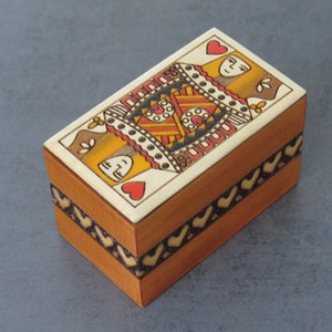 Scatola porta carte poker skat Roma