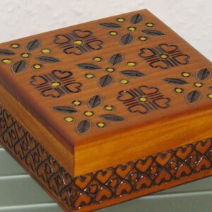 Jewelry Box horse wooden chest