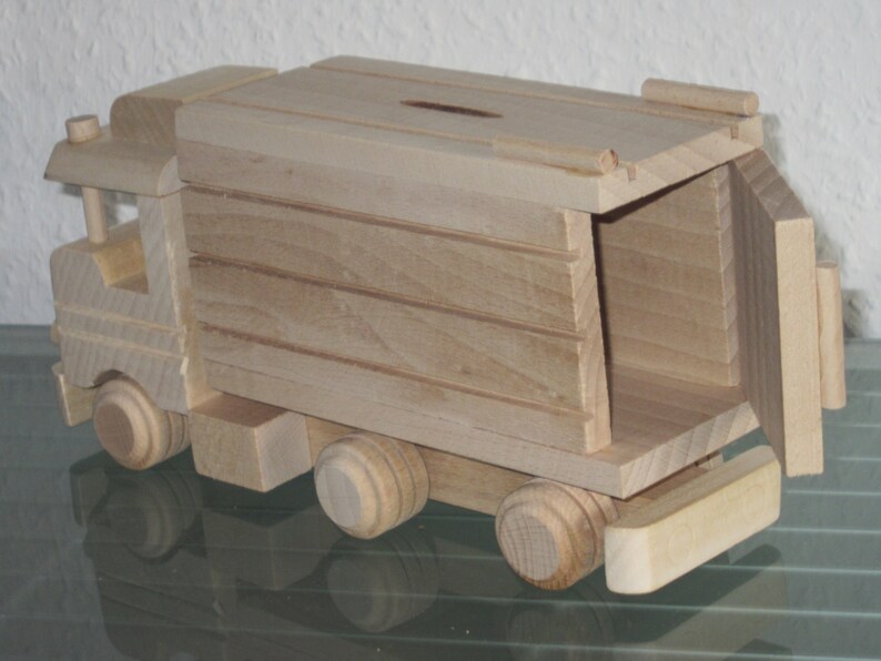 Truck Money Box Timber Truck Lorry Car Very Rare Handmade XXL | Etsy