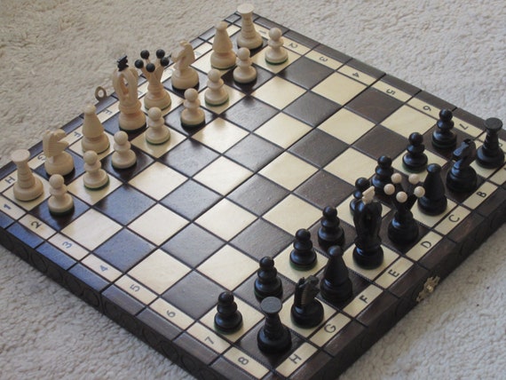 Plastic chess game board 36 x 36 cm 10244