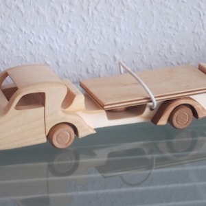 Car transporter truck car wood wood
