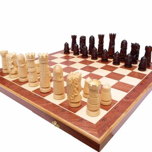 Elegant big chess chess game 60 x 60 tarsia hand carved new wood 60x60 exclusive set