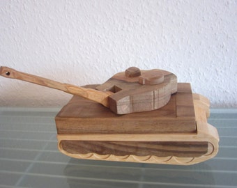 Battle Tank Germany HANDMADE large floor model wood