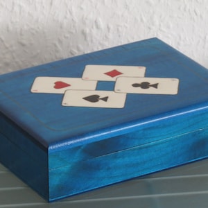 Scatola porta carte poker skat Roma