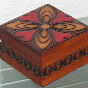 Jewelry Box horse wooden chest