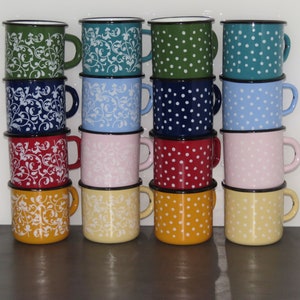 Retro Alphabet Espresso Cups with Saucers 80ml/2.5oz Ceramic Coffee Cup Set  Small Demitasse Cups Tiny Coffee Mugs Set