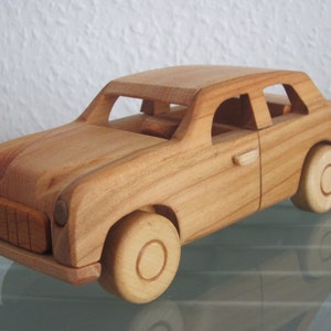 FSO oldtimer poland east german wood car model car very rare handmade image 1