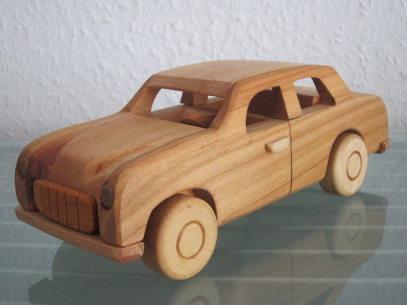 FSO oldtimer poland east german wood car model car very rare handmade image 1