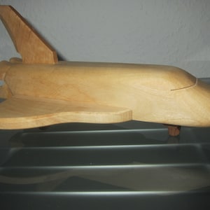 Space Shuttle Space Shuttle Rocket Plane Wood