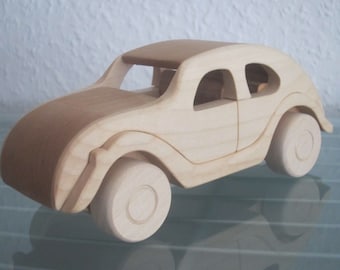 Car wooden car vintage car