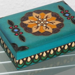 Jewelry Box horse wooden chest