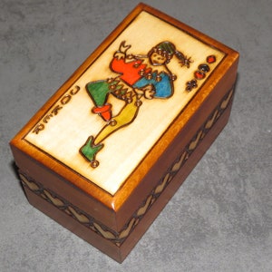 Scatola porta carte poker skat Roma