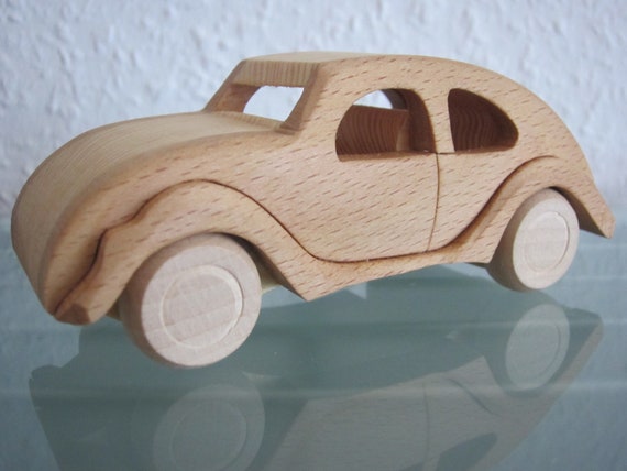 Oldtimer T UNIKAT Holzauto Modellauto Auto Holz HANDARBEIT NEU