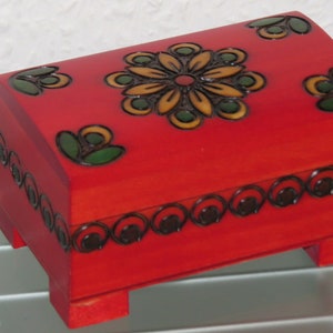 Jewelry Box horse wooden chest
