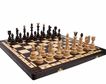 Schach Schachspiel Schachbrett 54 x 54 cm Indian