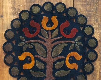 Primitive Wool Penny Rug E-pattern Traditional Pennies Long | Etsy