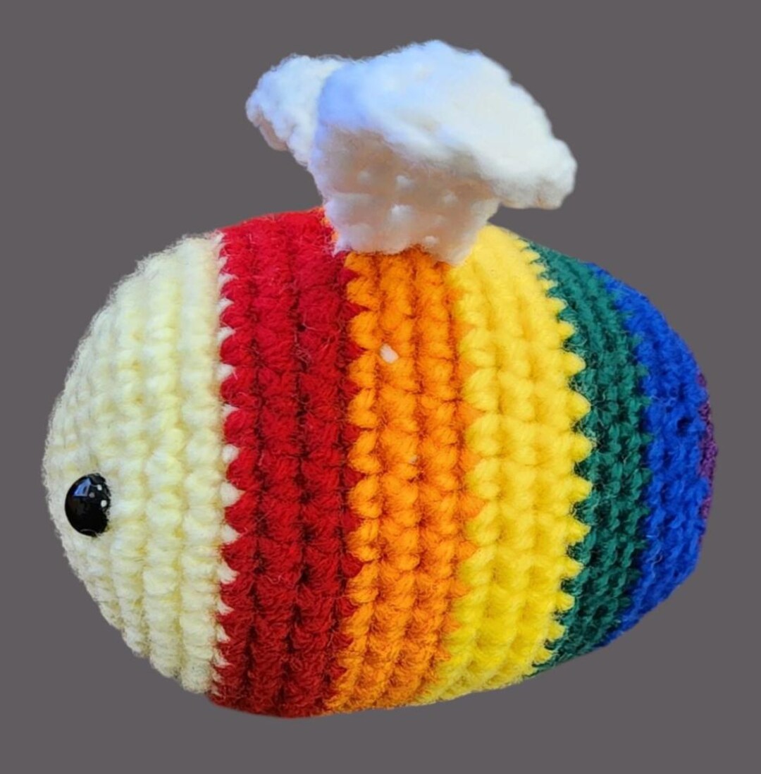 Crochet Rainbow Bee Pattern, Bee Crochet Pattern, Rainbow Bee Pattern ...