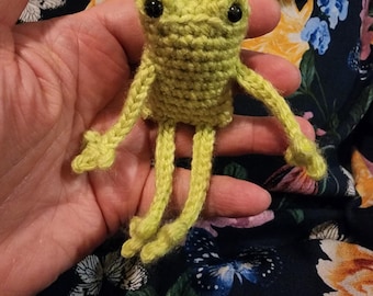 Crochet Pocket Frog Pattern, pocket frog crochet pattern, pocket frog pattern