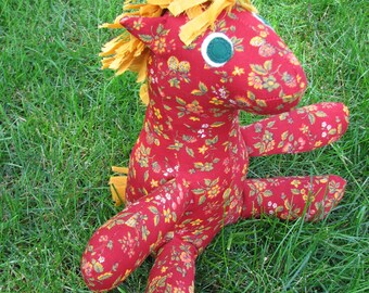 memory horse, memory bear made out of baby's pajamas keepsake teddy bear memory stuffed animal made with clothes personalized stuffed animal