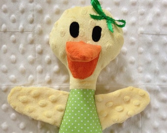 anatra fatta di pigiama bambino, orsacchiotto ricordo fatto con vestiti, orso della memoria fatto di coperta personalizzato bambino regalo anatra ripiena personalizzata