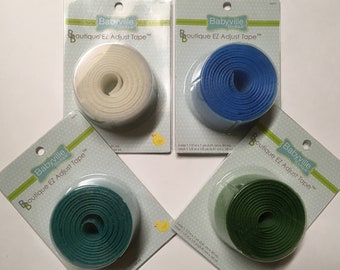 hook and loop tape for cloth diapers, babyville boutique cloth diaper supplies, cloth diaper closures, 1 1/2" wide
