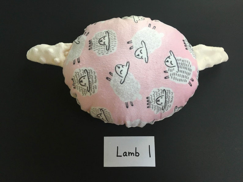 duck or lamb reading pillow, kid's pillow, travel pillow, plush ducky, plush lamb sheep, decorative animal pillows image 7