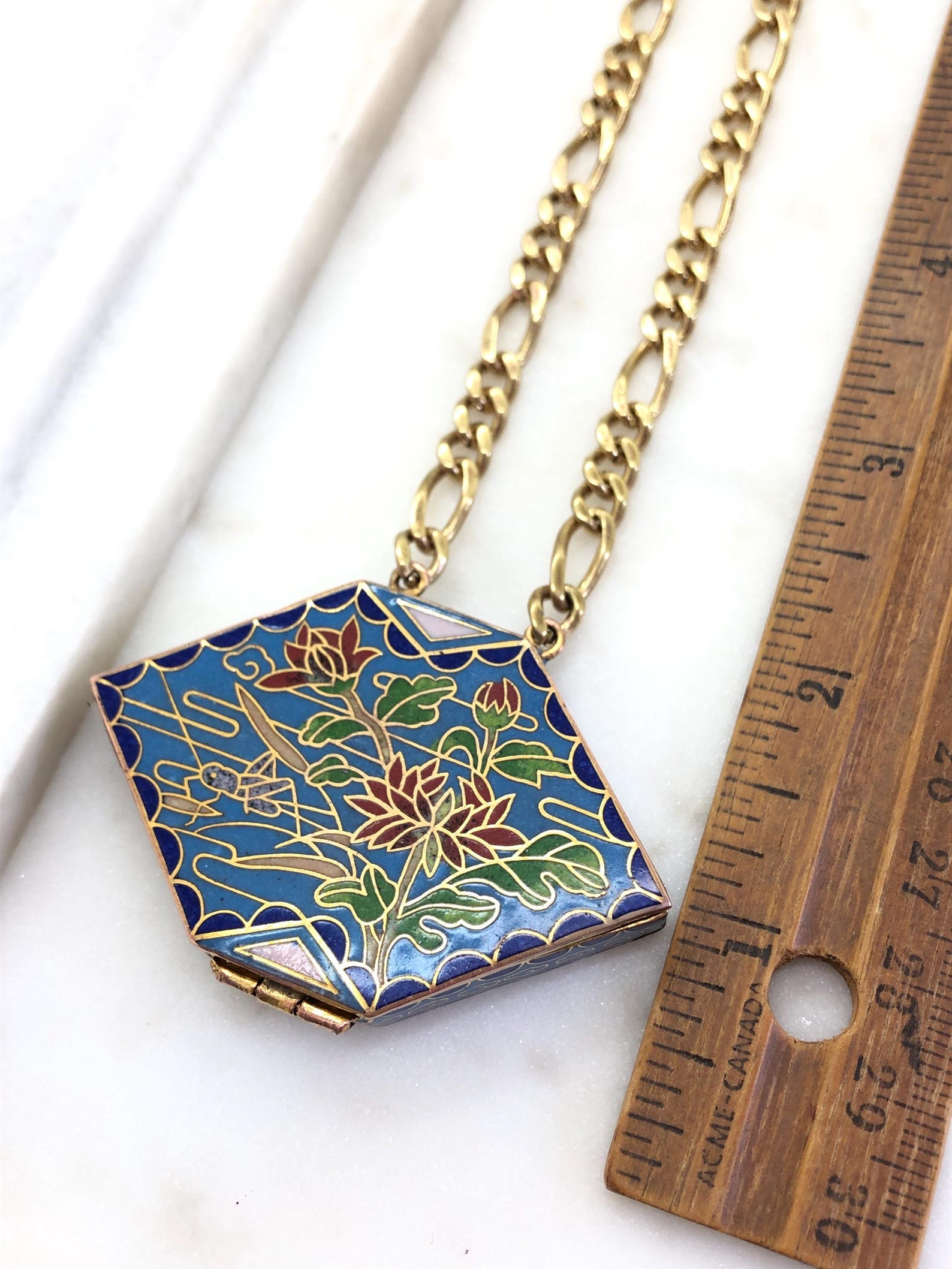 Rouiller 1930s Cloisonné Locket