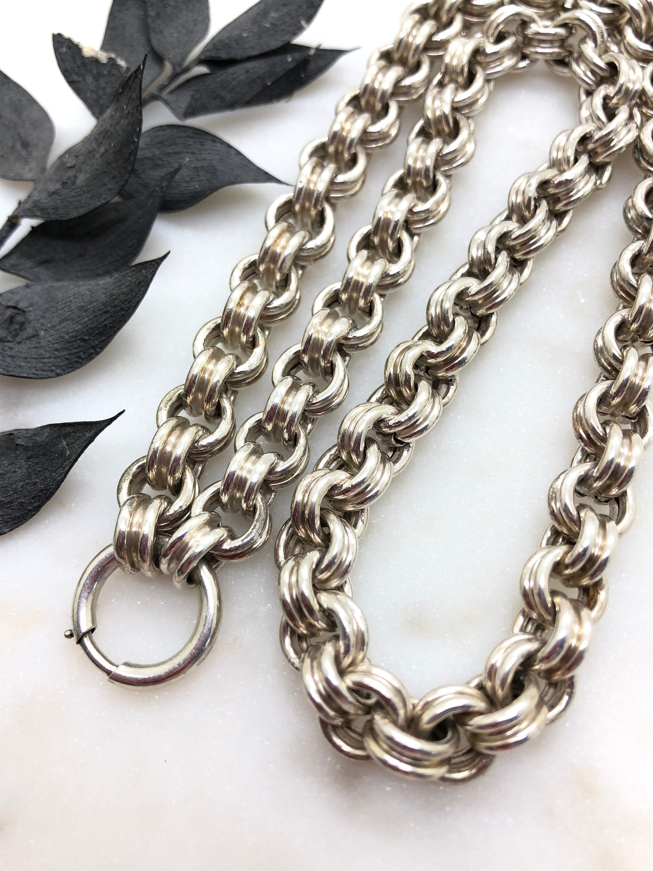 12pcs 18inch Antique Silver Chain Necklace Wholesale Necklaces