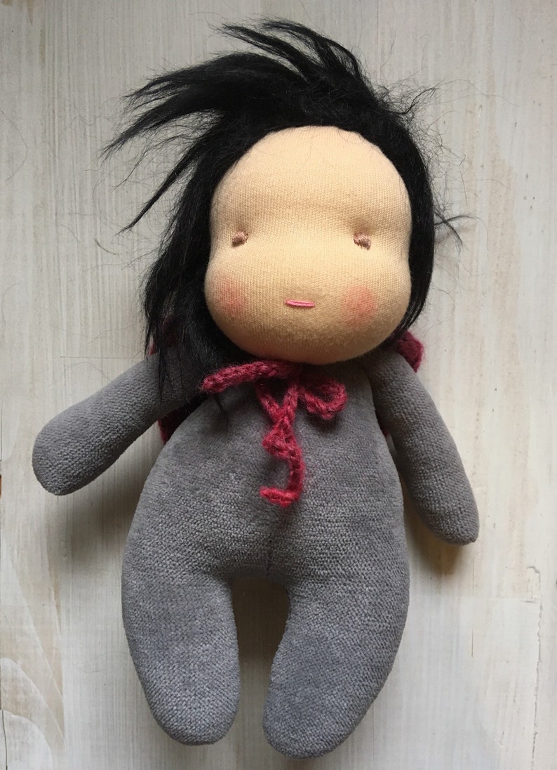 RTG doll little child of the forest handmade 8 waldorf organic image 2